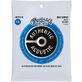 Martin strings MA150PK3 AUTHENTIC SP PACK 3 MEDIUM BRONZE MEDIUM 13-17-26-35-45-56