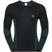 Odlo PERFORMANCE Windsh 612372 - Fietsshirt l/s crew neck - M - Zwart