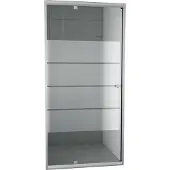 Van Marcke GO Nisdeur VM Go Gordon 87-102x190cm Verstelbaar 6mm Gematteerd Chroom