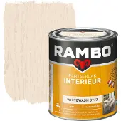 Rambo pantserlak interieur transparant mat whitewash 750 ml