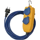 Brennenstuhl Verlengsnoer IP44 met Powerblock 5m blauw AT-N05V3V3-F 3G1,5 - 1161750010