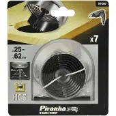 Piranha gatenzaagset aluminium 25-62 mm 7-delig X81000