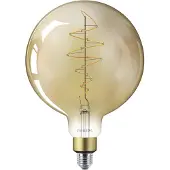 Philips E27 Giant LED bollamp 7W goud dimbaar Globe,, E27 LED-lamp