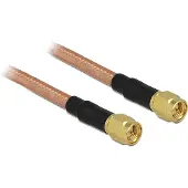 DeLOCK Antenne wifi câble [1x sma mâle - 1x sma mâle] 1.00 m transparent 88895