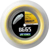 Yonex Bg 65 200 M Badminton Reel String Geel 0.70 mm