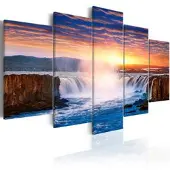 Karo-art Schilderij - Selfoss Waterval, IJsland