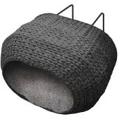 Europet Bernina Radiator Bed Sunrise - Kattenhangmat - 45x45x30 cm Zwart