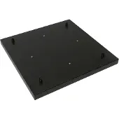 Calex design plafondkap vierkant 4 snoeren (zwart)