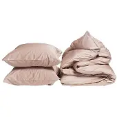 Yumeko Dekbedovertrek set Katoensatijn 240x220 Roze - Eco, Bio & Fairtrade
