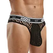 Male Power – Lo Rise String – Zwart