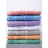 Cawö Handdoek Cawö Noblesse Uni Rosé (50 x 100 cm) (set van 3)