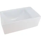 Wiesbaden Rhea XXS fontein 30.5x18x11cm zonder kraangat wit