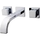 Praya Rombo inbouw wastafelmengkraan 2knops chroom