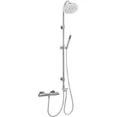 Boss & Wessing Thermostaatkraan altara+rio douchecomb. 15 cm+20 cm douchekop