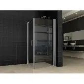 Wiesbaden Salone cabine met 2 draaideuren 1000 x 1000 x 2000 x 8 mm nano helder glas/chroom