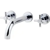 Praya Cross inbouw wastafelmengkraan 2 knops chroom