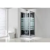 Xellanz Thermo complete douchecabine 80x80x218 alu 5mm glas