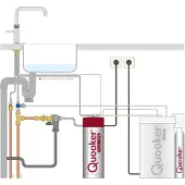 Quooker Fusion Round 5-in-1 kraan met PRO3 reservoir en CUBE Chroom