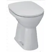 Jika Lyraplus staand closet +6 vlakspoel pk met 4 schroefgaten Wit