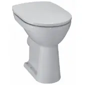 Jika Lyraplus staand closet +6 vlakspoel ao met 4 schroefgaten Wit