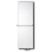 Vasco Flat V Line paneelradiator vlak type 21 400x1800mm 1120W aansluiting 8008 wit structuur 112980400180080080600-0000