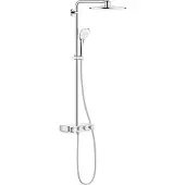 GROHE Euphoria SmartControl 310 Duo regendoucheset met 5 straalsoorten en thermostaatkraan Ø31cm chroom