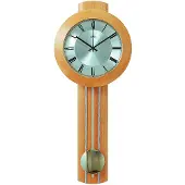 AMS funkwandklok, met radio-gestuurd uurwerk, afmetingen 25x60x10 cm, modelnummer 5132/18
