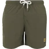 Urban Classics Zwemshorts 'Block Swim' kaki