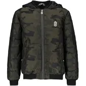 Like Flo Flo - Jongens Jas - Winterjas met capuchon - Army (Maat 98)