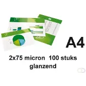 Quantore Lamineerhoes A4 2x75micron 100 stuks - 2 stuks