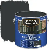 Cetabever deur & kozijn meesterbeits dekkend zijdeglans RAL 7021 (zwartgrijs) 2,5 liter
