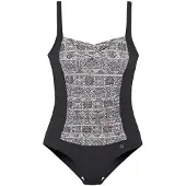 LASCANA Shaping-badpak zwart / wit