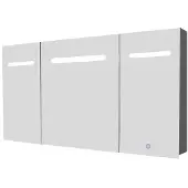 Best design Miracle LED spiegelkast 120x80cm aluminium