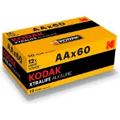Kodak XTRALIFE alkaline AA battery (60 pack)