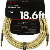 Fender DELUXE INSTRUMENT CABLE STRAIGHT/STRAIGHT 18.6' TWEED