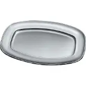 Alessi Vlakke Schaal-RVS-40x28 cm.