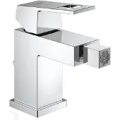 GROHE Eurocube bidetkraan met waste Chroom