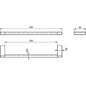 Ideal standard Connect handdoekhouder 45 cm Chroom