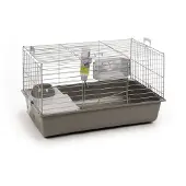Savic Nero 2 Deluxe - Konijnenkooi - Zilver/Grijs - 80x50x44 cm