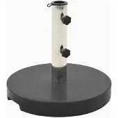 vidaXL Parasolvoet rond 20 kg graniet zwart