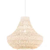 QAZQA Retro hanglamp wit 50 cm - Lina Cono 50