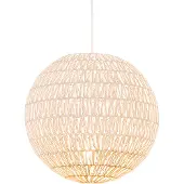 QAZQA Retro hanglamp wit 40 cm - Lina Ball 40
