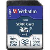 Verbatim SDHC kaart Pro 32GB Class 10 UHS-I
