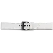 Samsung Gear Sport Classic Leather Horlogeband - Wit