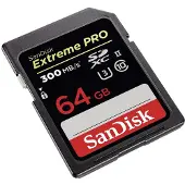 SanDisk SanDsk Extreme Pro SDXC UHS-II Memory Card 300MB/s 32GB