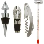 Bravissima Kitchen Wijn Cadeau Set, 5dlg.