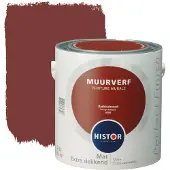 Histor Perfect Finish Muurverf Mat Baskischrood 6390 2,5 LTR