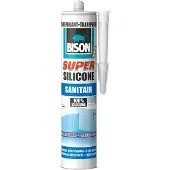 Bison Siliconenkit Super Silicone Sanitair Transparant 300ml