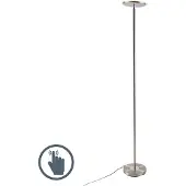 JUST LIGHT Design Leeslamp Hans Round Rvs Met Chroom