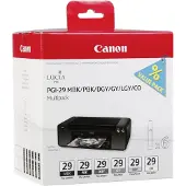 Canon PGI-29 MBK/PBK/DGY/GY/LGY/CO